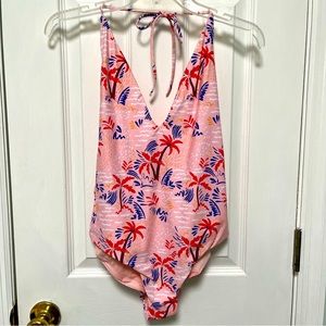 ONIA Palm Tree One Piece Swimsuit L